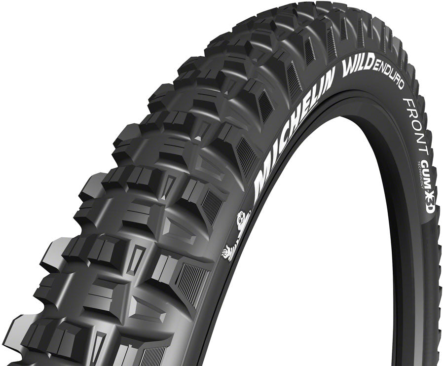 Michelin Wild Enduro Tire - 27.5 x 2.4, Tubeless, Folding, Black, 60tpi, Front, Gum-X, Ebike MPN: 03095 Tires Wild Enduro Front Tire