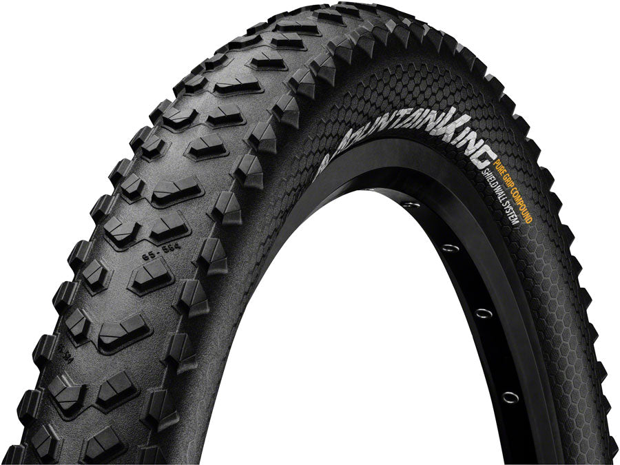 Continental Mountain King Tire - 27.5 x 2.80, Tubeless, Folding, Black, PureGrip, ShieldWall System, E25 MPN: 01503340000 Tires Mountain King Tire