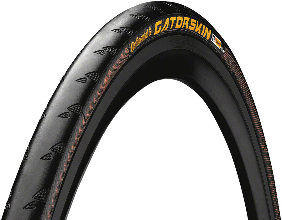Continental Gatorskin Tire - 700 x 25, Clincher, Folding, Black