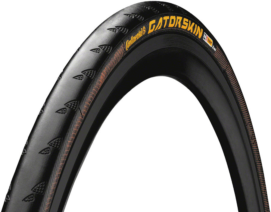 Continental Gatorskin Tire - 700 x 23, Clincher, Folding, Black, PolyX Breaker