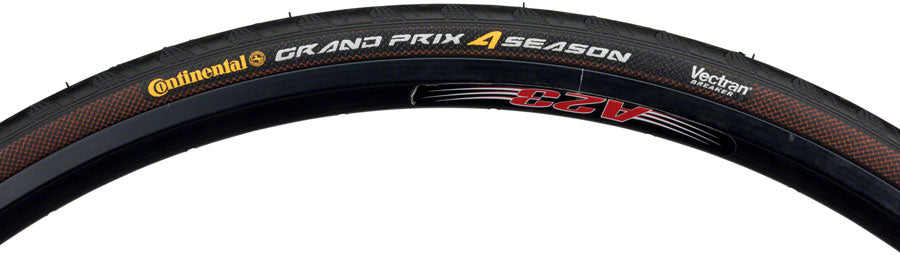 Continental Grand Prix 4-Season Tire 700 x 28, Clincher, Folding, Black, Vectran Breaker, DuraSkin