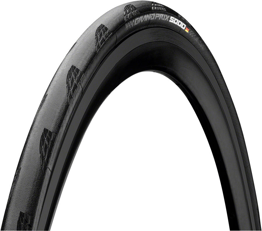 Continental Grand Prix 5000 Tire - 700 x 28, Clincher, Folding, Black, BlackChili, Vectran Breaker, LazerGrip, ACT