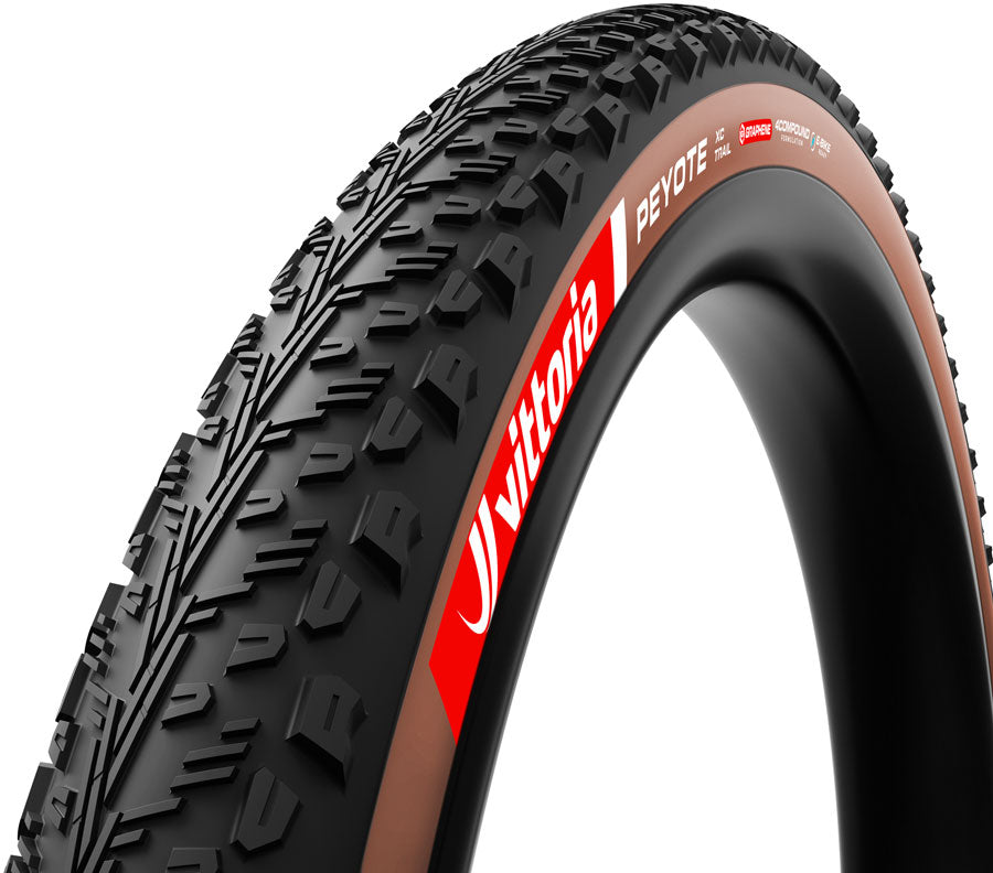 Vittoria Peyote XC Trail Tire - 29 x 2.40, Tubeless, Folding, Black/Brown, 4C Graphene MPN: 11A00752 Tires Peyote XC Trail Tire