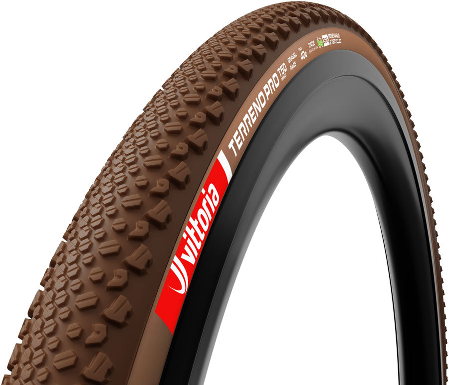 Vittoria Terreno Pro T50 Mixed Tire - 700 x 45, Tubeless, Folding, Black/Brown, Eco Gravel Race MPN: 11A01146 Tires Terreno Pro T50 Mixed Tire