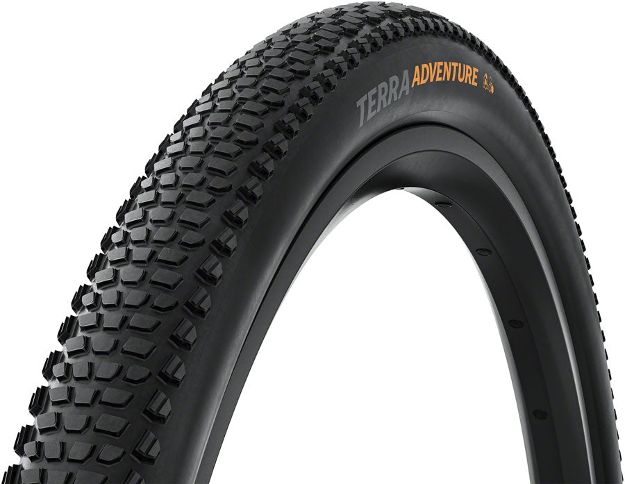Continental Terra Adventure Tire - 700 x 45 / 29 x 1.75, Tubeless, Folding, Black, Grip, Trail Casing, E25 MPN: 01507480000 Tires Terra Adventure Tire
