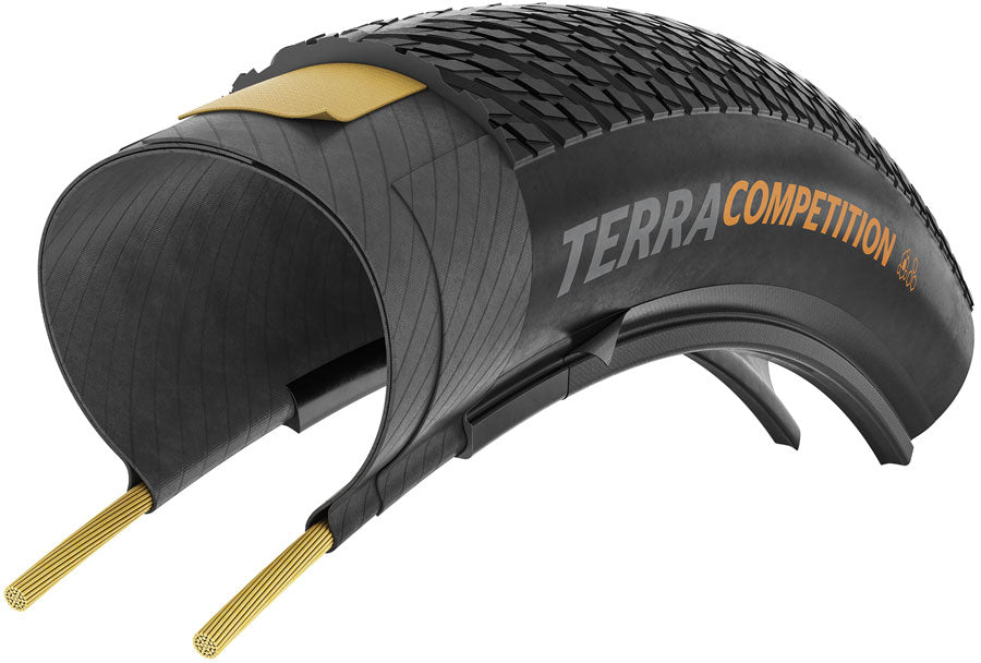 Continental Terra Competition Tire - 700 x 35, Tubeless, Folding, Black, Rapid, Race Casing, E25 MPN: 01020250000 Tires Terra Competition Tire