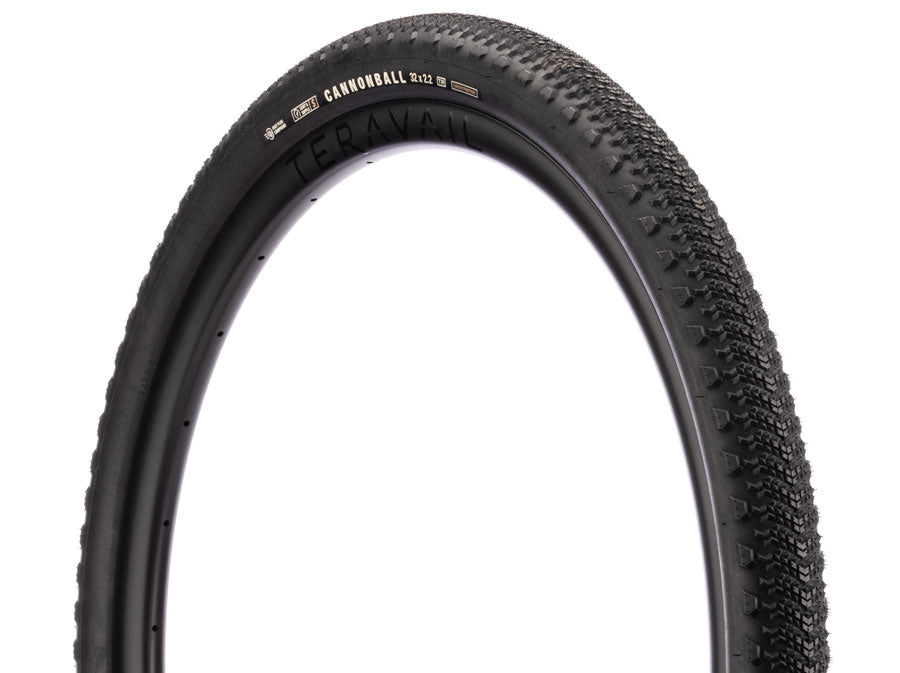 Teravail Cannonball Tire - 32 x 2.2, Tubeless, Folding, Black, Light and Supple, Superstructure, Fast Plus Compound