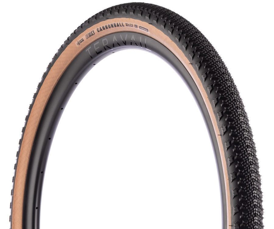 Teravail Cannonball Tire - 32 x 2.2, Tubeless, Folding, Tan, Light and Supple, Superstructure, Fast Plus Compound