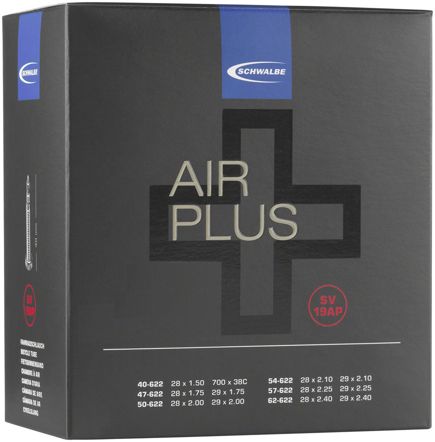 Schwalbe Air Plus Tube - 29 x 1.5 - 2.4, 40mm Presta Valve MPN: 10461433 Tubes Air Plus Tube