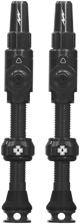 Muc-Off Big Bore Lite Tubeless Valve Stems - Large, 45mm, Black