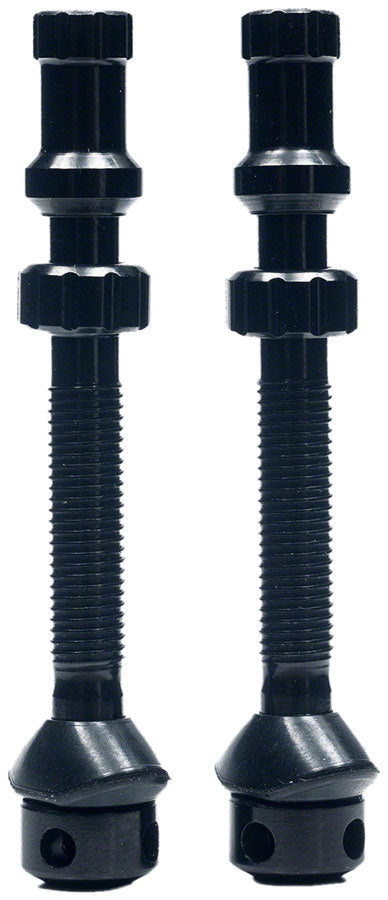 Stan's Tubeless Exo-Core Valve Stems - Alloy, Medium, Black, Pair