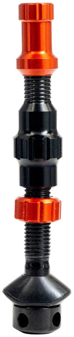 Stan's Tubeless Valve Stem Cap Color Kit - Orange, Pair - Tubeless Valves - Tubeless Valve Cap Color Kit