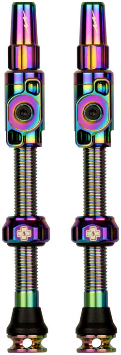 Muc-Off Big Bore Lite Tubeless Valve Stems - Large, 45mm, -Iridescent MPN: 21153 Tubeless Valves Big Bore Lite Tubeless Valve Stems