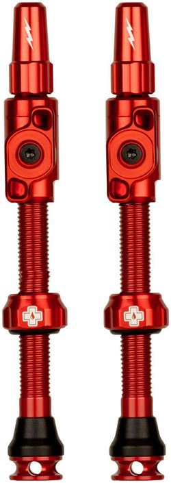 Muc-Off Big Bore Lite Tubeless Valve Stems - Large, 45mm, -Red MPN: 21154 Tubeless Valves Big Bore Lite Tubeless Valve Stems