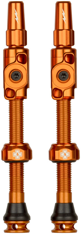 Muc-Off Big Bore Lite Tubeless Valve Stems - Large, 45mm, -Orange MPN: 21156 Tubeless Valves Big Bore Lite Tubeless Valve Stems