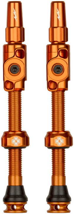 Muc-Off Big Bore Lite Tubeless Valve Stems - Large, 45mm, -Orange MPN: 21156 Tubeless Valves Big Bore Lite Tubeless Valve Stems