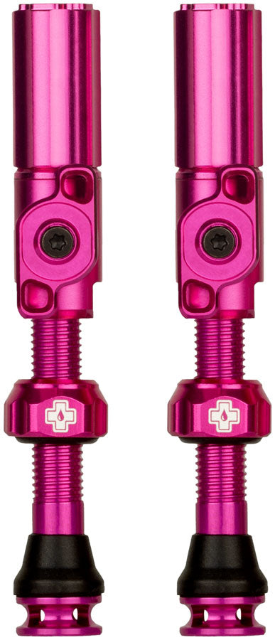 Muc-Off Big Bore Hyrid Tubeless Valve Stems - Small, 30mm, Pink