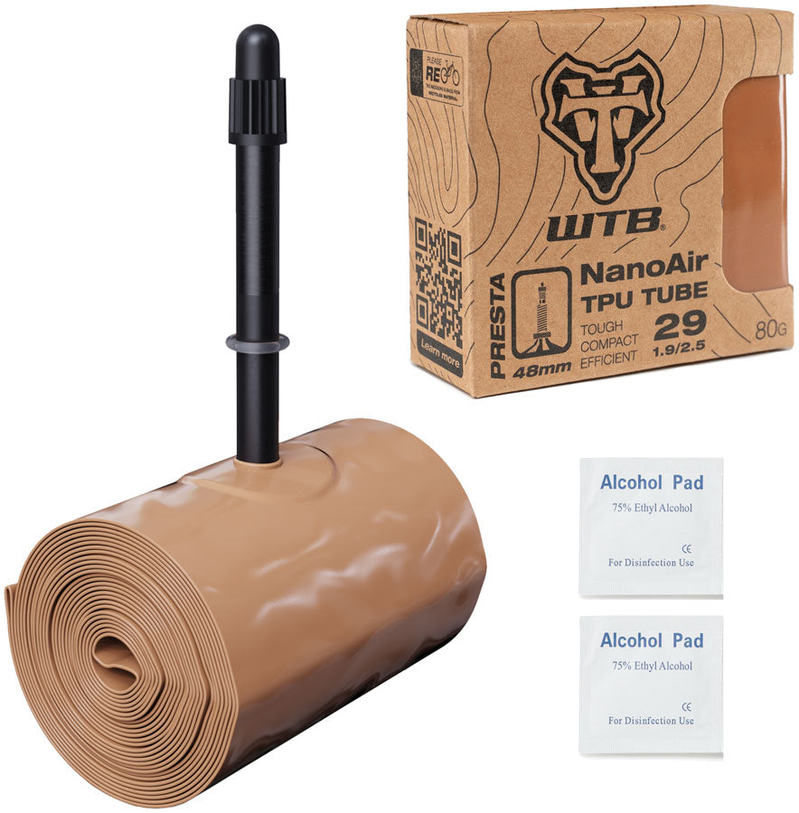 WTB NanoAir TPU Tube - 29 x 1.9 - 2.5, 48mm Presta Valve MPN: W015-0087 UPC: 714401150874 Tubes NanoAir TPU Tube