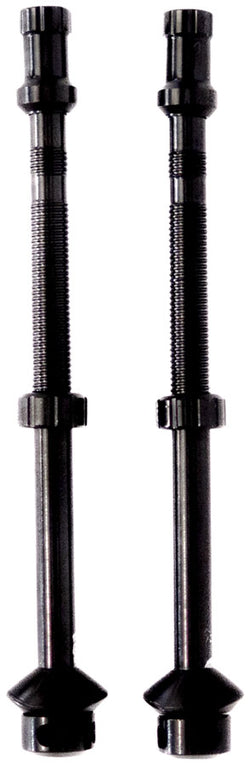 Stan's Tubeless Universal + Valves Stems - Alloy, Deep, Pair, 65mm, Black - Tubeless Valves - Tubeless Universal+ Valves