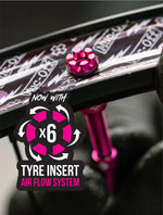 Muc-Off V2 Tubeless Valve Kit - Iridescent, 44mm, Pair - Tubeless Valves - V2 Tubeless Valve Kit