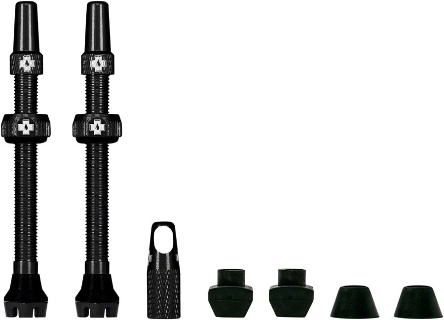 Muc-Off V2 Tubeless Valve Kit - Black, 44mm, Pair