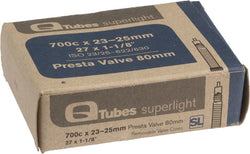 Teravail Superlight Tube - 700 x 20 - 28mm, 80mm Presta Tube Valve MPN: 559031D0 UPC: 708752041516 Tubes Superlight Tube