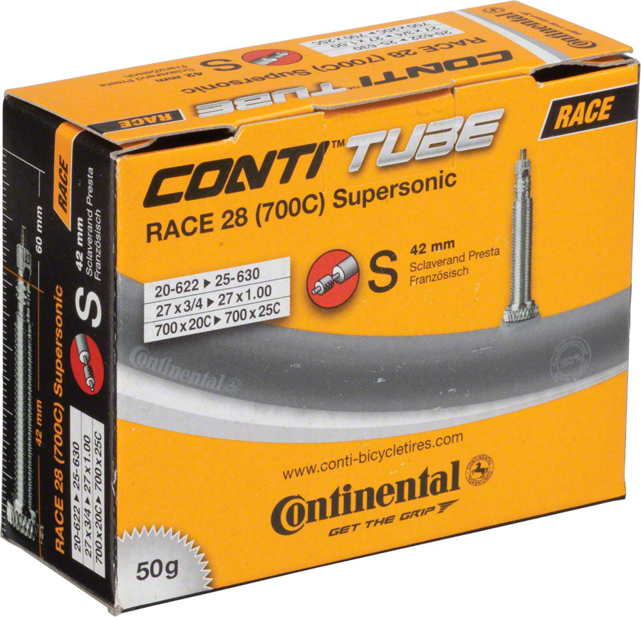 Continental Supersonic Tube - 700 x 20 - 25mm, 42mm Presta Valve MPN: C1502234 Tubes Supersonic Tube