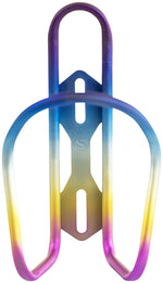 Silca Sicuro Water Bottle Cage - Titanium, Rainbow Anodized - Water Bottle Cages - Sicuro Ti Bottle Cage