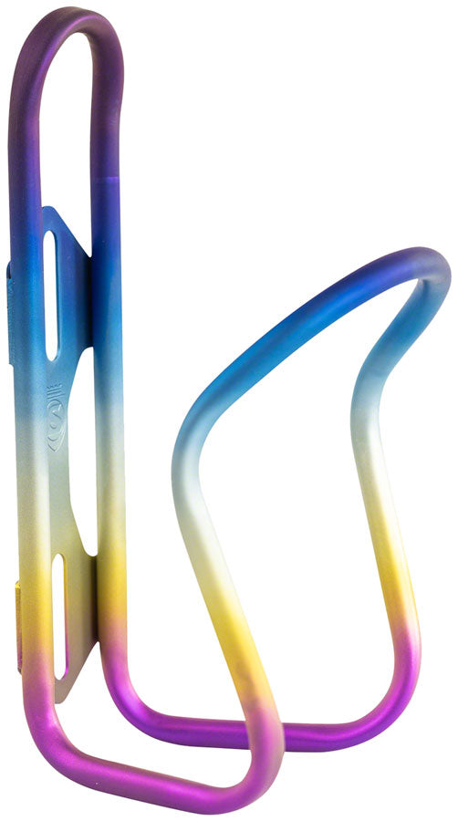 Silca Sicuro Water Bottle Cage - Titanium, Rainbow Anodized MPN: AM-HY-002-ASY-0703 UPC: 810093160877 Water Bottle Cages Sicuro Ti Bottle Cage