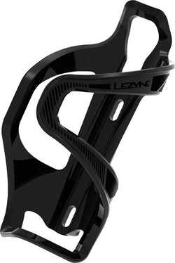 Lezyne Flow SL Water Bottle Cage - Left Side Entry, Enhanced Graphics, Black MPN: 1-BC-FLSLL-V204 Water Bottle Cages Flow Side Load Cage