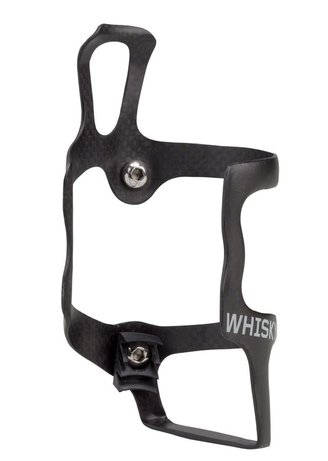 WHISKY No.9 SEL Carbon Water Bottle Cage - Left Side Entry, Matte Black MPN: BS317L UPC: 708752223141 Water Bottle Cages No.9 Carbon Bottle Cages