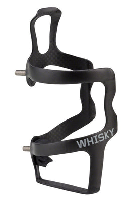 WHISKY No.9 SER Carbon Water Bottle Cage - Right Side Entry, Matte Black - Water Bottle Cages - No.9 Carbon Bottle Cages