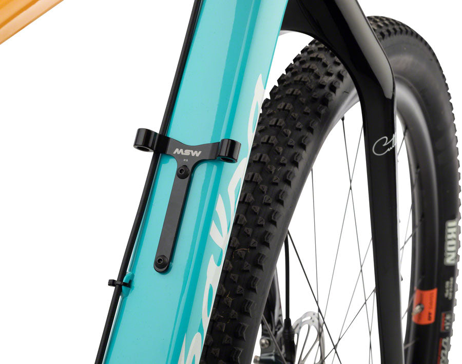 MSW Seltzer Mount CO2 holder only Black Water Bottle Cage Hardware Worldwide Cyclery