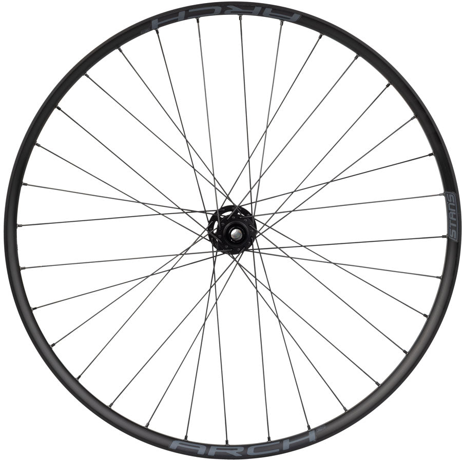 Quality Wheels DT 350 / Stans Arch S2 Front Wheel - 29", 15 x 110mm, 6-Bolt, Black, 32H UPC: 708752544819 Front Wheel DT 350 / Stans Arch S2 Front Wheel
