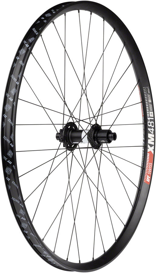 Quality Wheels DT 350/DT XM481 Rear Wheel - 27.5", 12 x 157mm, 6-Bolt, Micro Spline, Black - Rear Wheel - DT 350/DT XM481 Rear Wheel