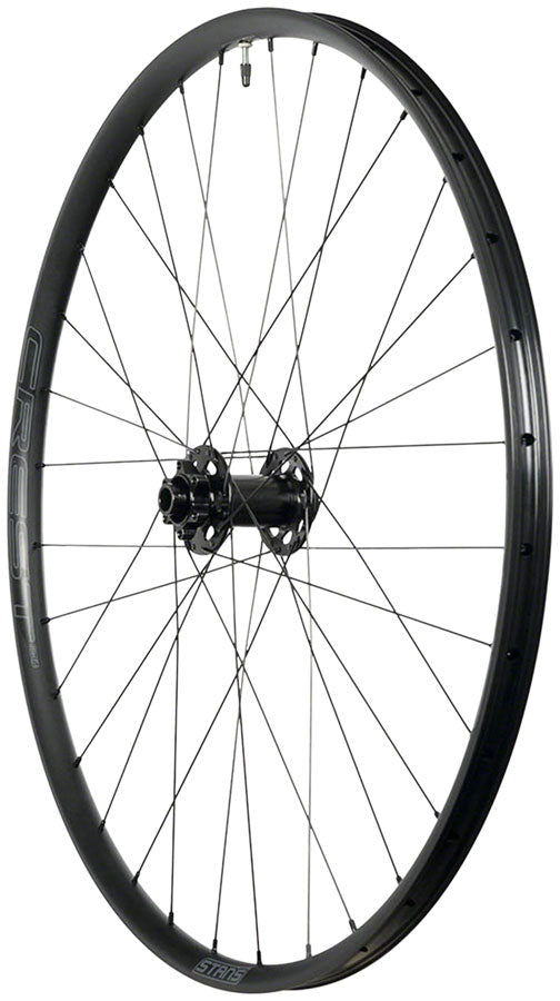 Stan's Crest MK4 Front Wheel - 29, 12 x 100mm, 6-Bolt, Black