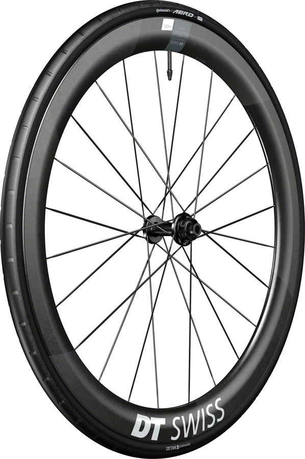 DT Swiss ARC 1400 DiCut 50 Front Wheel - 700, 12 x 100mm, Center-Lock, Black, WTS w/Aero 111 Tire MPN: WARC140AIDXCA27073 Front Wheel ARC 1400 DiCut Front Wheel