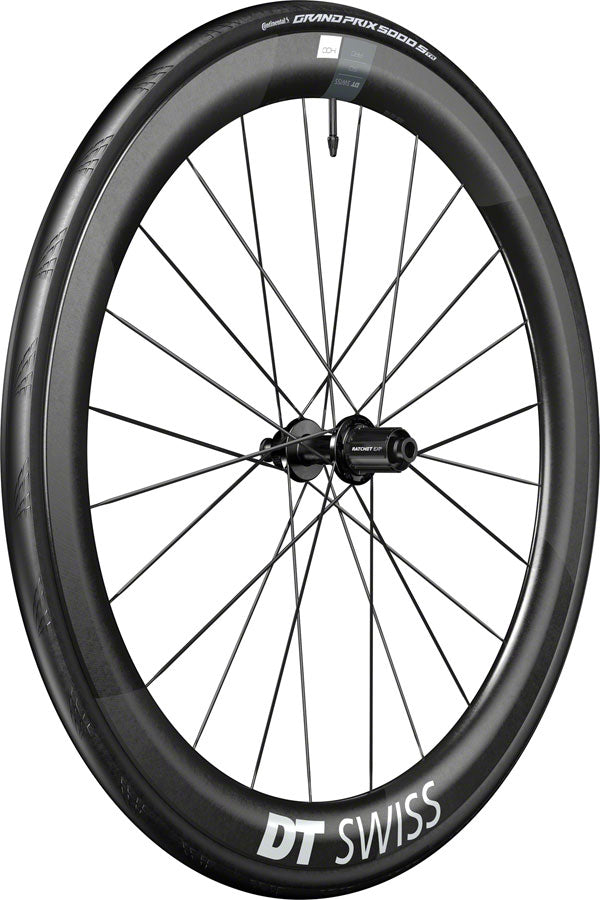 DT Swiss ARC 1400 DiCut 50 Rear Wheel - 700, 12 x 142mm, Center-Lock, HG11 Road/XDR, Ratchet EXP 36, Black, WTS w/Grand MPN: WARC140NIDICA27074 Rear Wheel ARC 1400 DiCut Rear Wheel