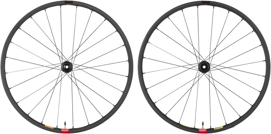 Reserve Wheels Reserve 25 GR Wheelset - 700, 12 x 100/12 x 142, Center-Lock, HG 11 Road, Carbon, I9 Road Classic