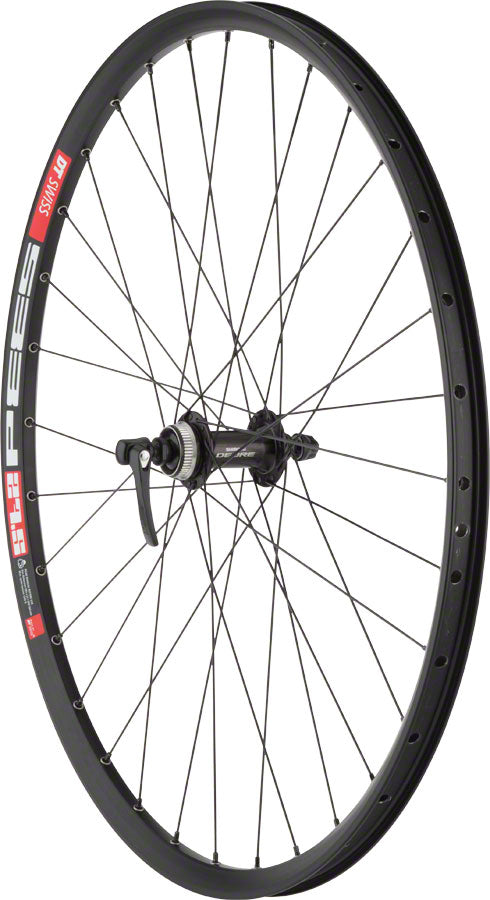Quality Wheels Deore M610/DT 533d Front Wheel - 27.5", QR x 100mm, Center-Lock, Black, 32H UPC: 708752214323 Front Wheel DT/Shimano MTB Disc Front Wheel