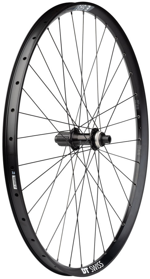 Quality Wheels Deore M610/DT E593 Rear Wheel - 27.5", 12 x 142mm, Center-Lock, HG 10, Black, 32H - Rear Wheel - DT/Shimano MTB Disc Rear Wheel