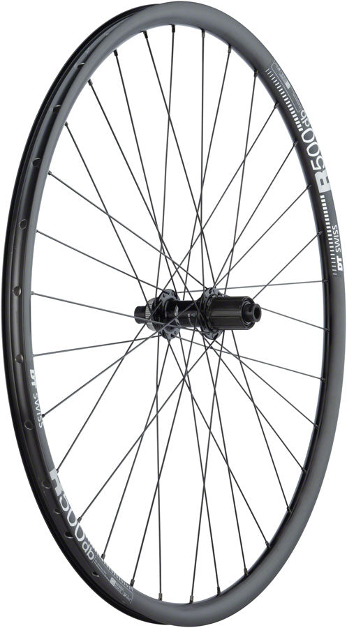 Quality Wheels 105/DT R500 Disc Rear Wheel - 700, 12 x 142mm, Center-Lock, HG 11, Black - Rear Wheel - 105 / DT R500 Disc Rear Wheel