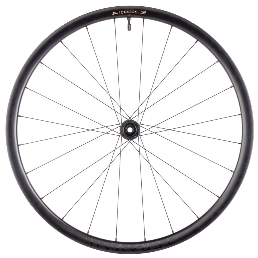 Teravail Circos Gravel Front Wheel - 700, 12 x 100mm, Center-Lock, Carbon, DT240, 24H UPC: 708752571655 Front Wheel Circos DT 240 Gravel Front Wheel