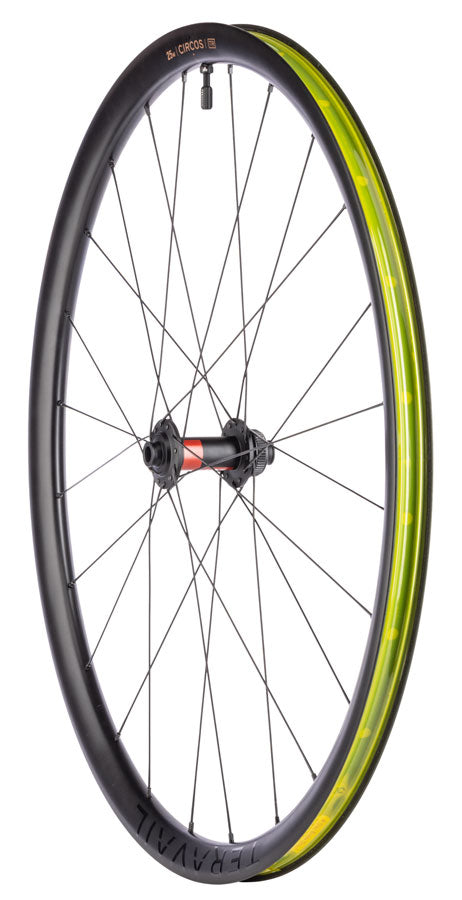 Teravail Circos Gravel Front Wheel - 700, 12 x 100mm, Center-Lock, Carbon, DT240, 24H UPC: 708752571655 Front Wheel Circos DT 240 Gravel Front Wheel