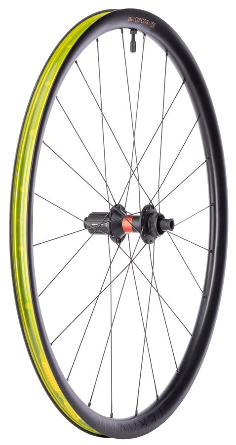 Teravail Circos Gravel Rear Wheel - 700, 12 x 142mm, Center-Lock, HG 11, Carbon, DT240, 24H - Rear Wheel - Circos DT 240 Gravel Rear Wheel