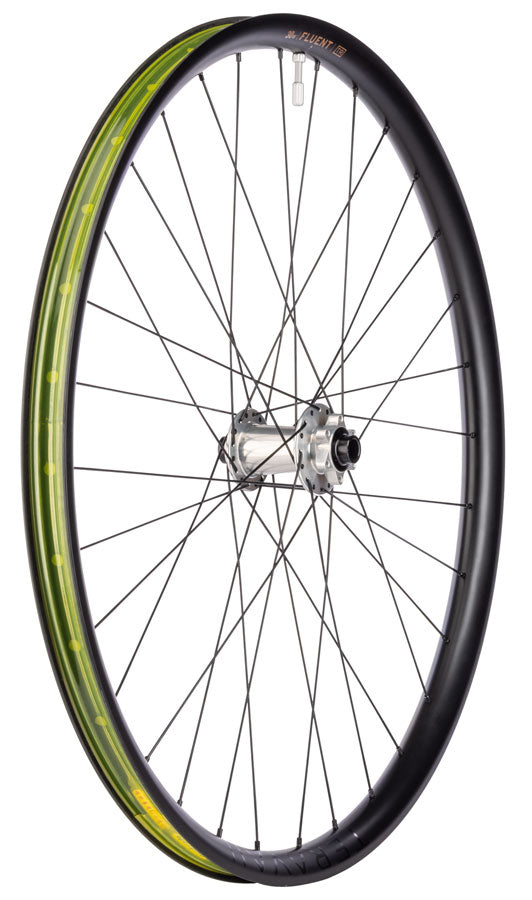 Teravail Fluent Mountain Front Wheel - 29", 15 x 110mm Boost, 6-Bolt, Carbon, Hope Pro 5, 32H - Front Wheel - Fluent Hope Pro 5 Mountain Front Wheel