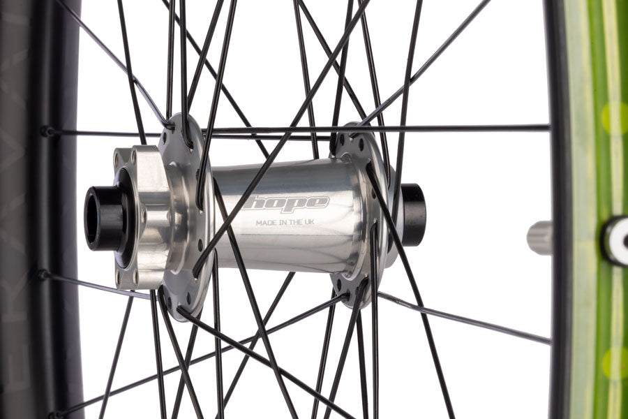Teravail Fluent Mountain Front Wheel - 29", 15 x 110mm Boost, 6-Bolt, Carbon, Hope Pro 5, 32H UPC: 708752571716 Front Wheel Fluent Hope Pro 5 Mountain Front Wheel