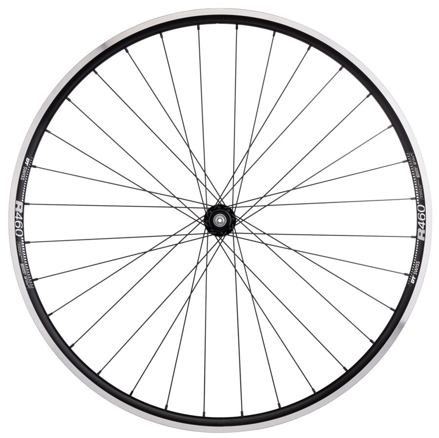 Quality Wheels Shimano 105/DT R460  Wheelset - 700, QR x 100/130mm, Rim Brake, HG11 Road, Black, Clincher, 32H - Wheelset - Shimano 105 / DT R460  Wheelset