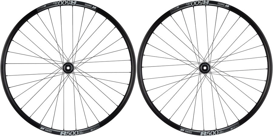 Quality Wheels Shimano 105/DT R500 Wheelset - 700, 12 x 100/142mm, Center-Lock, HG11 MTN, Black, 32H