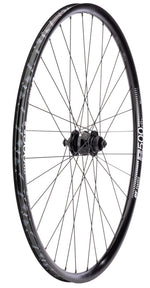 Quality Wheels SP Dynamo PL-8/DT R500 Front Wheel - 700, QR x 100mm, Center-Lock, Black, 32H - Front Wheel - SP Dynamo PL-8 / DT R500 Disc Front Wheel